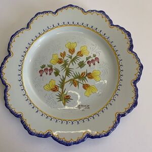 Quimper Cheese, Tart, Wall Plate